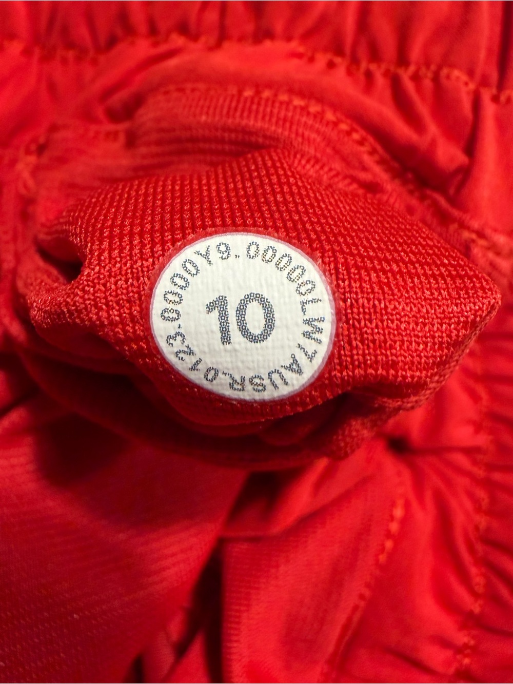 Lululemon Ohio State Buckeyes Hotty Hot Shorts - Red / Size 10 - Picture 4 of 4
